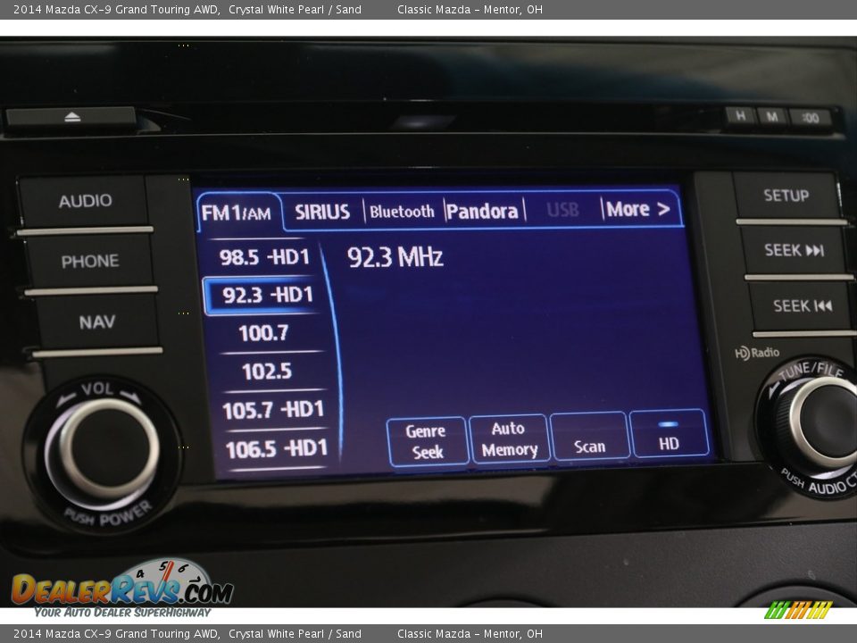 Audio System of 2014 Mazda CX-9 Grand Touring AWD Photo #10