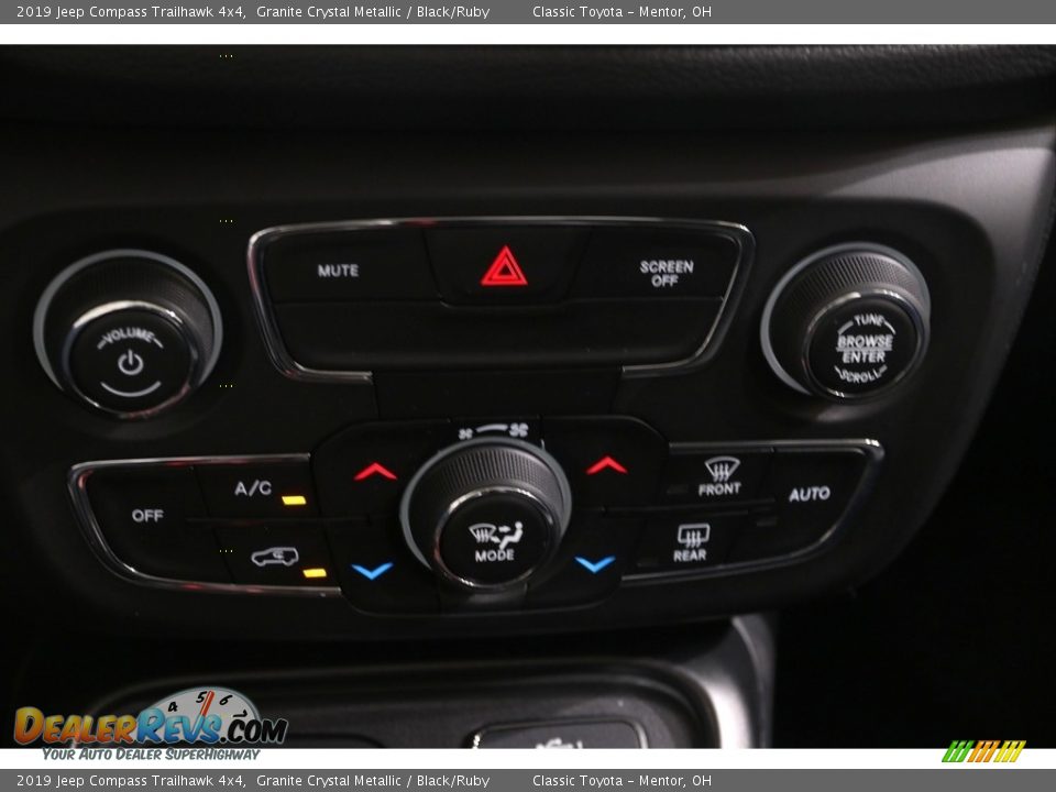 2019 Jeep Compass Trailhawk 4x4 Granite Crystal Metallic / Black/Ruby Photo #21