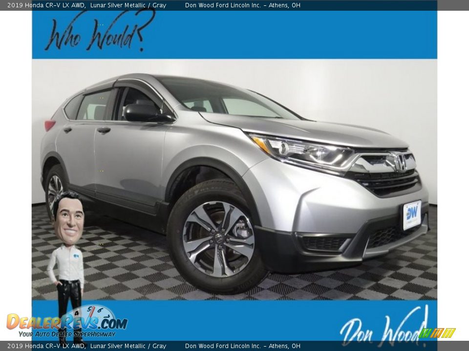 2019 Honda CR-V LX AWD Lunar Silver Metallic / Gray Photo #1
