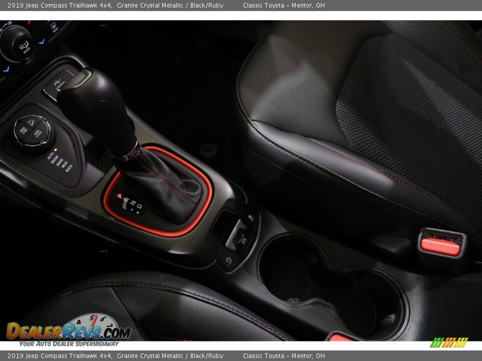 2019 Jeep Compass Trailhawk 4x4 Granite Crystal Metallic / Black/Ruby Photo #22