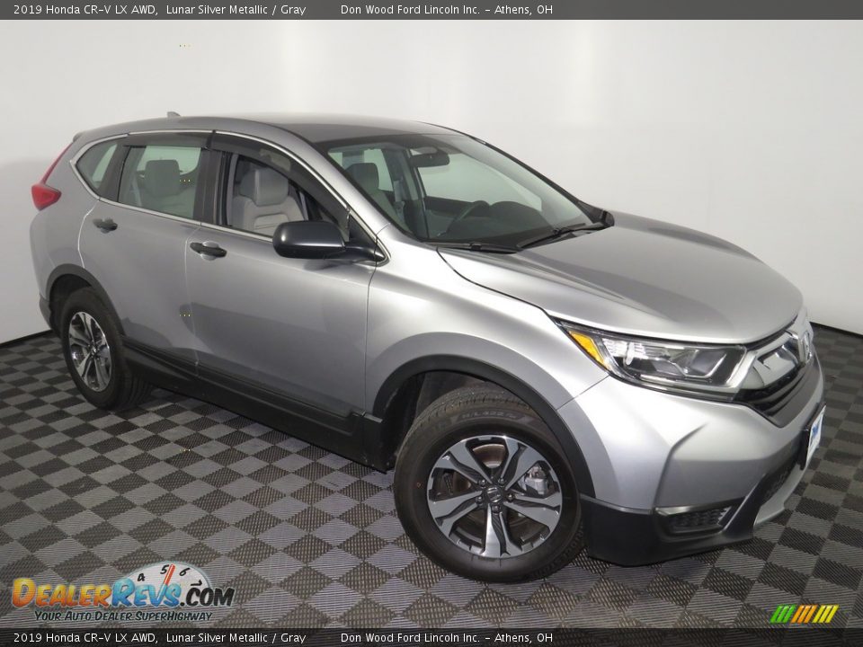 2019 Honda CR-V LX AWD Lunar Silver Metallic / Gray Photo #2