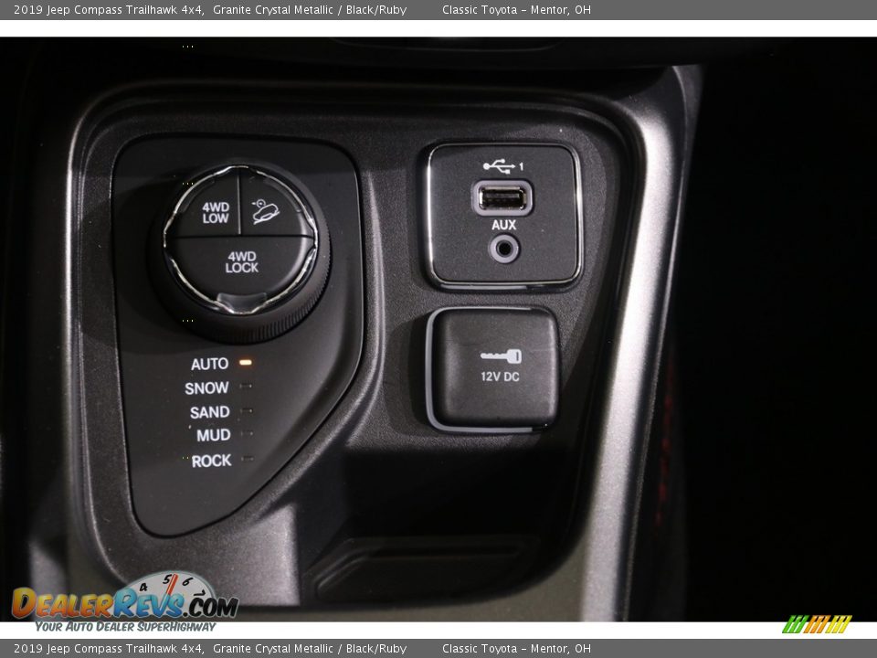 2019 Jeep Compass Trailhawk 4x4 Granite Crystal Metallic / Black/Ruby Photo #23