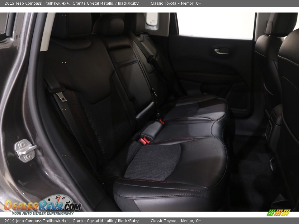 2019 Jeep Compass Trailhawk 4x4 Granite Crystal Metallic / Black/Ruby Photo #25
