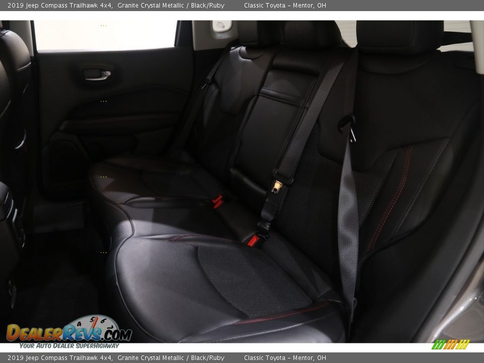 2019 Jeep Compass Trailhawk 4x4 Granite Crystal Metallic / Black/Ruby Photo #26