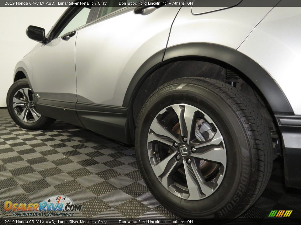2019 Honda CR-V LX AWD Lunar Silver Metallic / Gray Photo #8