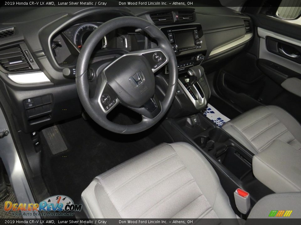 2019 Honda CR-V LX AWD Lunar Silver Metallic / Gray Photo #17