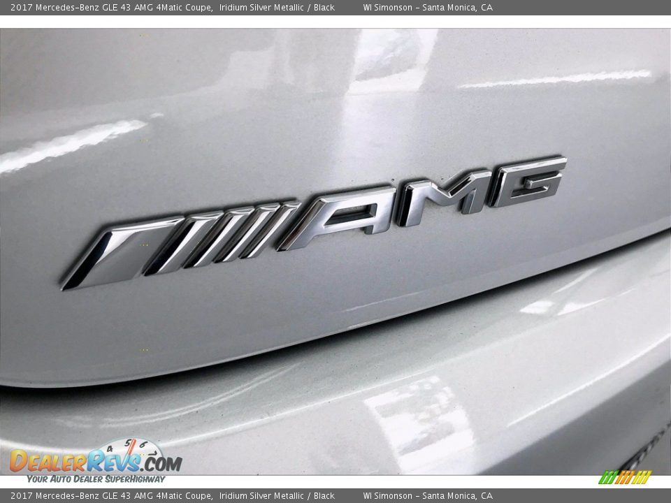 2017 Mercedes-Benz GLE 43 AMG 4Matic Coupe Iridium Silver Metallic / Black Photo #27