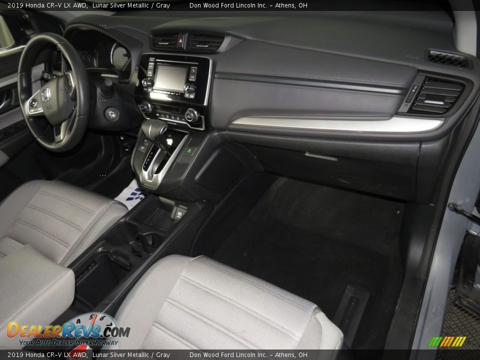 2019 Honda CR-V LX AWD Lunar Silver Metallic / Gray Photo #25