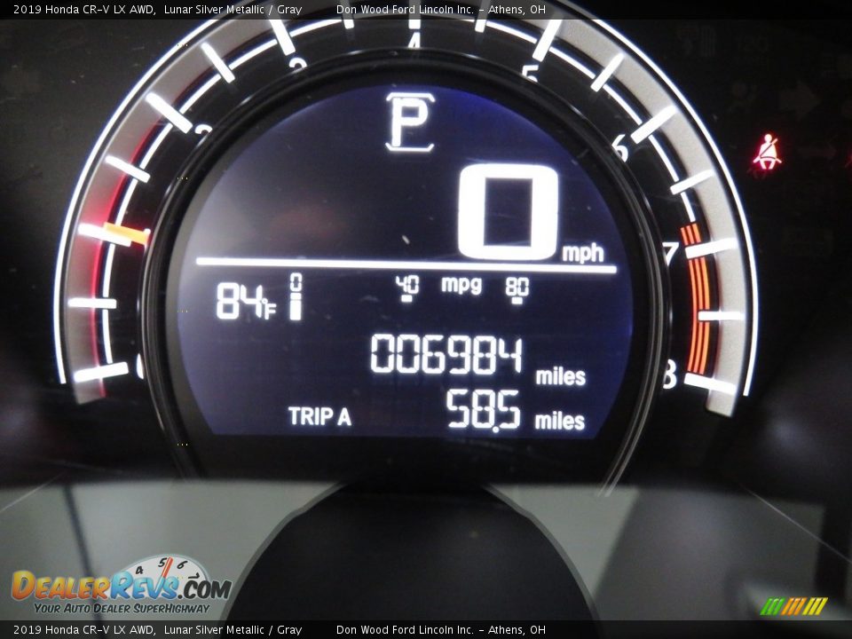 2019 Honda CR-V LX AWD Lunar Silver Metallic / Gray Photo #27