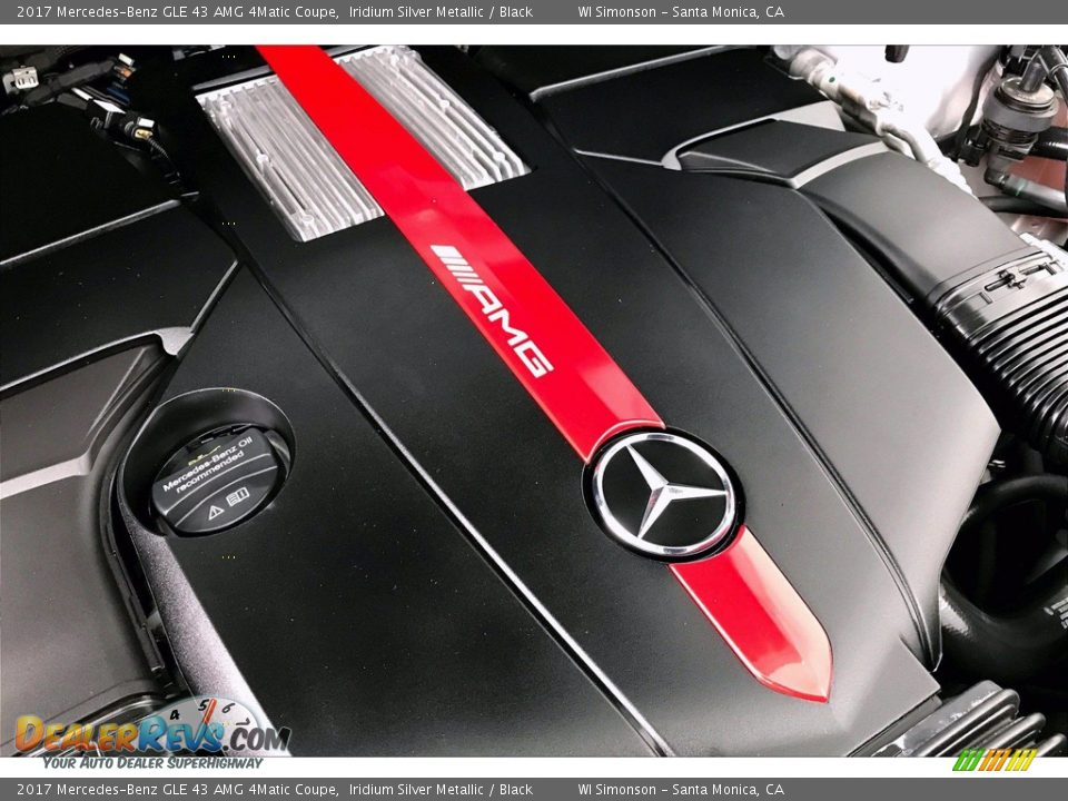 2017 Mercedes-Benz GLE 43 AMG 4Matic Coupe Iridium Silver Metallic / Black Photo #31