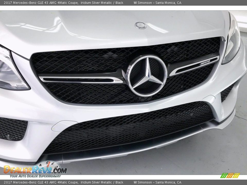 2017 Mercedes-Benz GLE 43 AMG 4Matic Coupe Iridium Silver Metallic / Black Photo #33