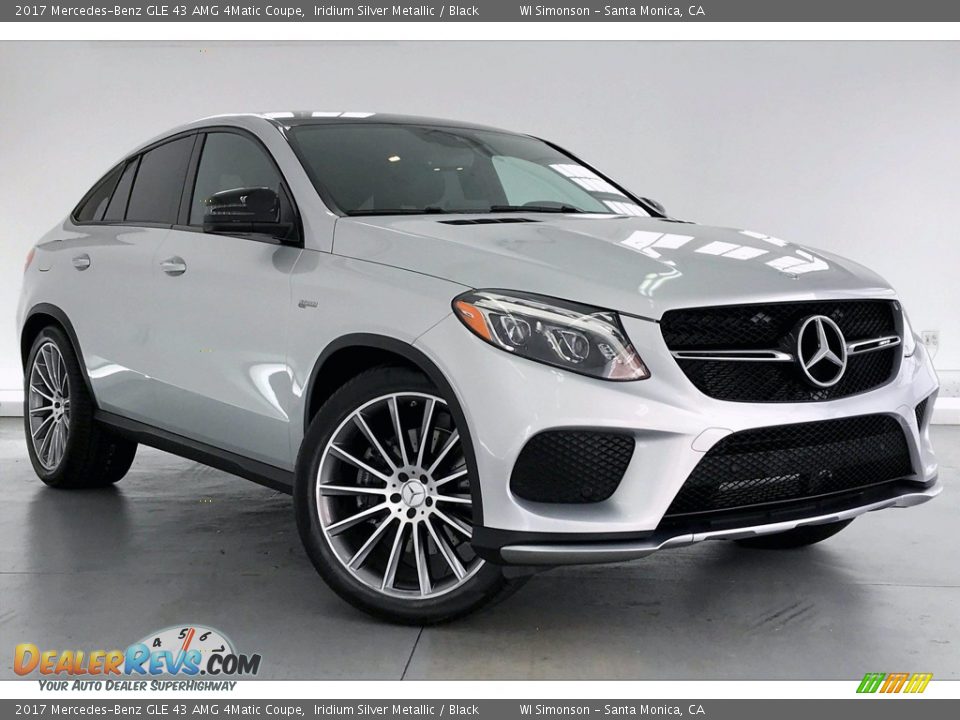 2017 Mercedes-Benz GLE 43 AMG 4Matic Coupe Iridium Silver Metallic / Black Photo #34