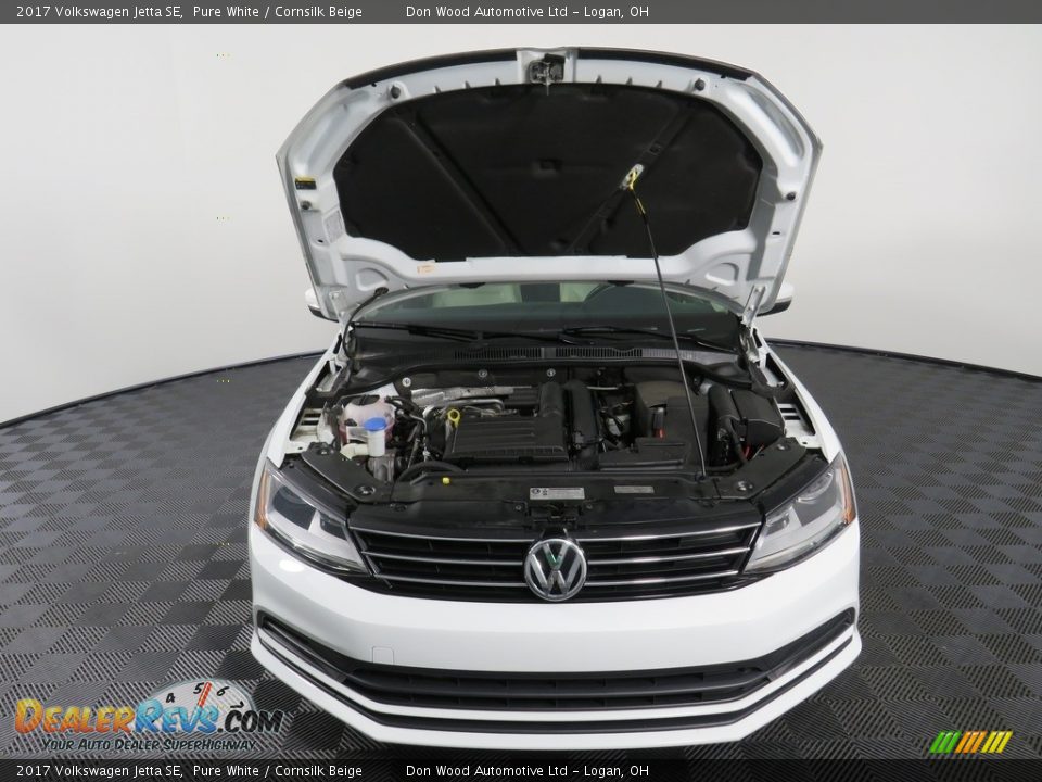 2017 Volkswagen Jetta SE Pure White / Cornsilk Beige Photo #7