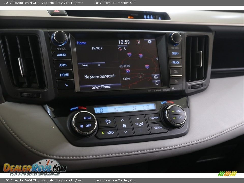 2017 Toyota RAV4 XLE Magnetic Gray Metallic / Ash Photo #9