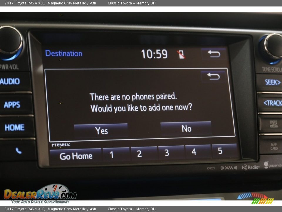 2017 Toyota RAV4 XLE Magnetic Gray Metallic / Ash Photo #11