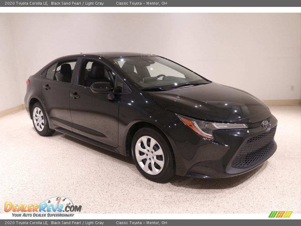 2020 Toyota Corolla LE Black Sand Pearl / Light Gray Photo #1