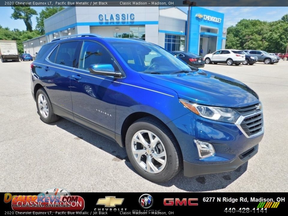 2020 Chevrolet Equinox LT Pacific Blue Metallic / Jet Black Photo #1