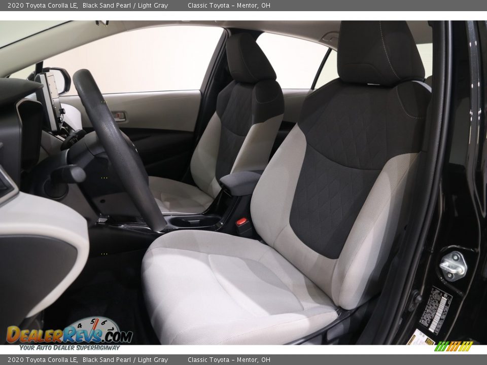 2020 Toyota Corolla LE Black Sand Pearl / Light Gray Photo #5