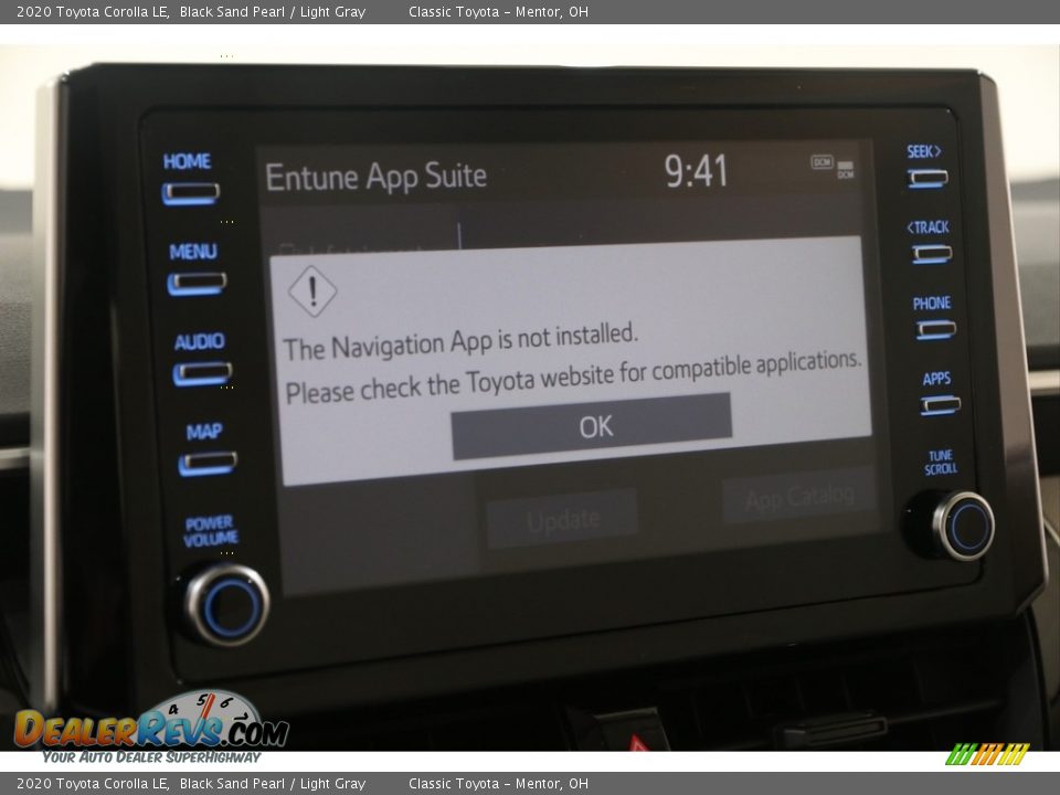 2020 Toyota Corolla LE Black Sand Pearl / Light Gray Photo #13