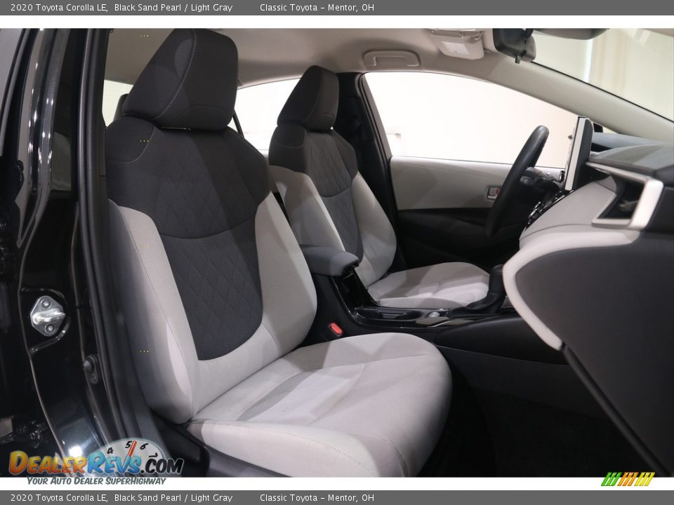 2020 Toyota Corolla LE Black Sand Pearl / Light Gray Photo #15