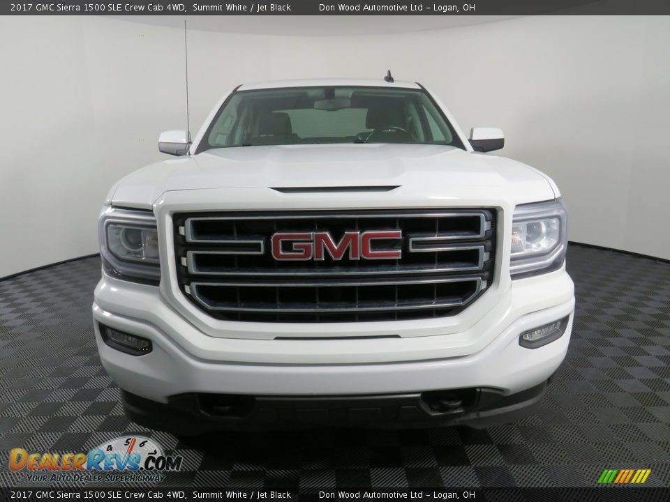 2017 GMC Sierra 1500 SLE Crew Cab 4WD Summit White / Jet Black Photo #4