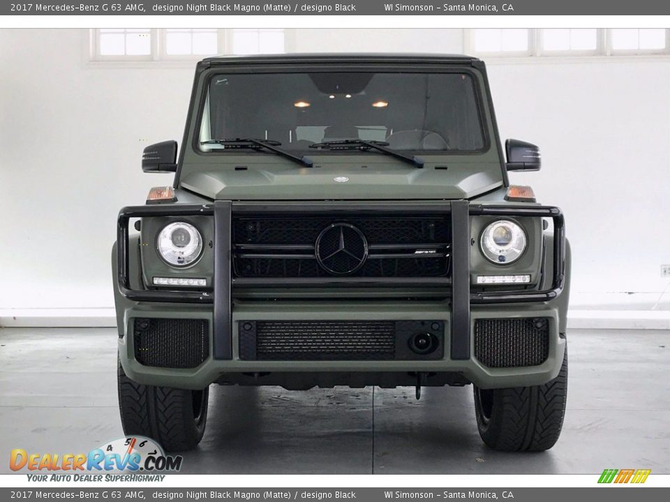 2017 Mercedes-Benz G 63 AMG designo Night Black Magno (Matte) / designo Black Photo #2