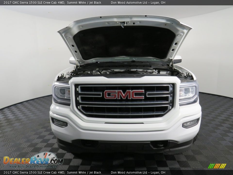 2017 GMC Sierra 1500 SLE Crew Cab 4WD Summit White / Jet Black Photo #5
