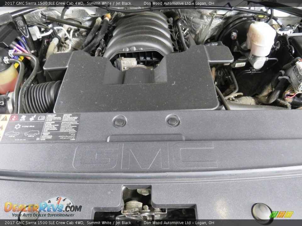 2017 GMC Sierra 1500 SLE Crew Cab 4WD Summit White / Jet Black Photo #6