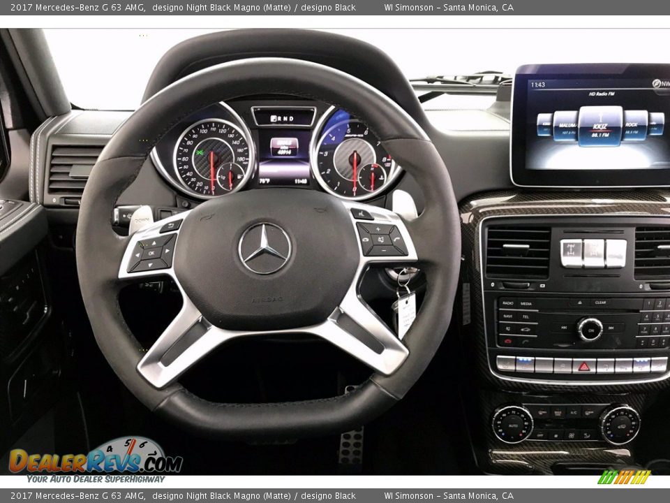 2017 Mercedes-Benz G 63 AMG Steering Wheel Photo #4