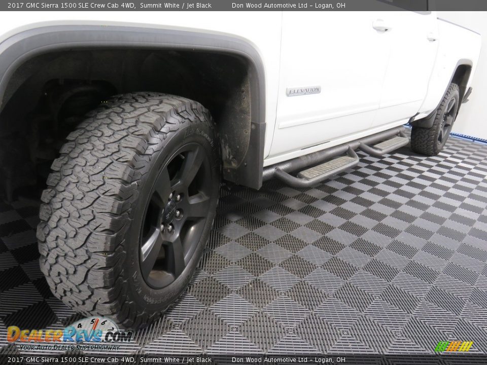 2017 GMC Sierra 1500 SLE Crew Cab 4WD Summit White / Jet Black Photo #8