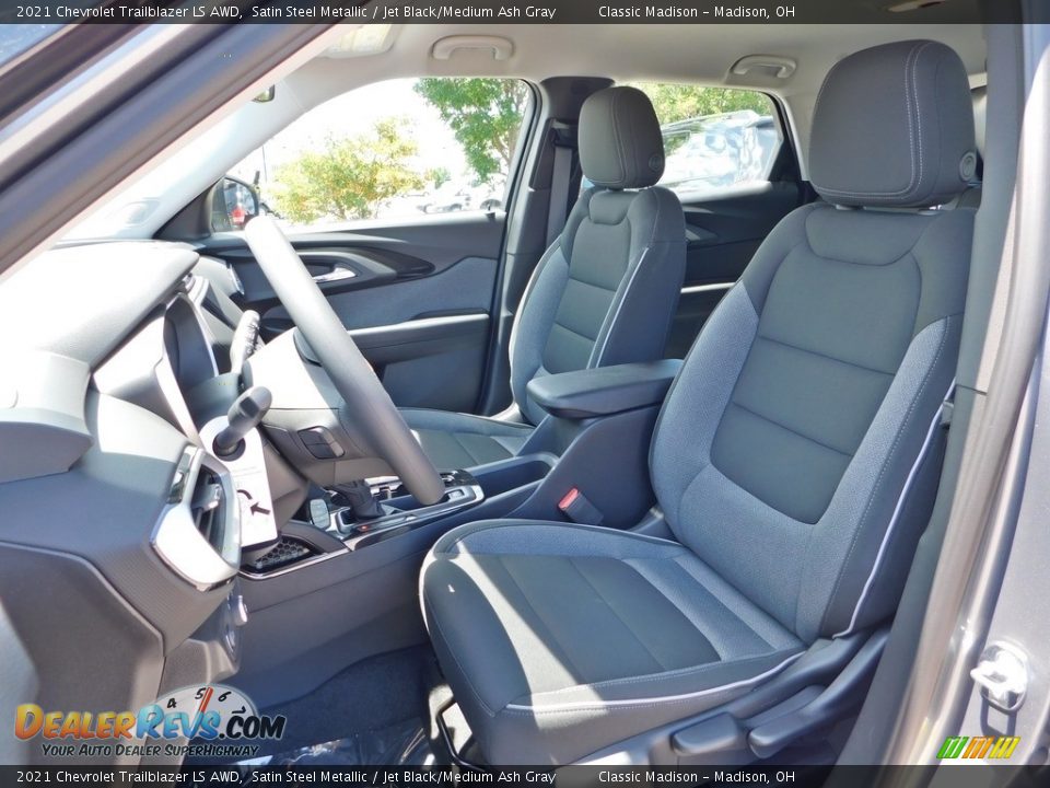 Jet Black/Medium Ash Gray Interior - 2021 Chevrolet Trailblazer LS AWD Photo #2