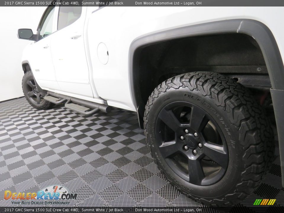 2017 GMC Sierra 1500 SLE Crew Cab 4WD Summit White / Jet Black Photo #9