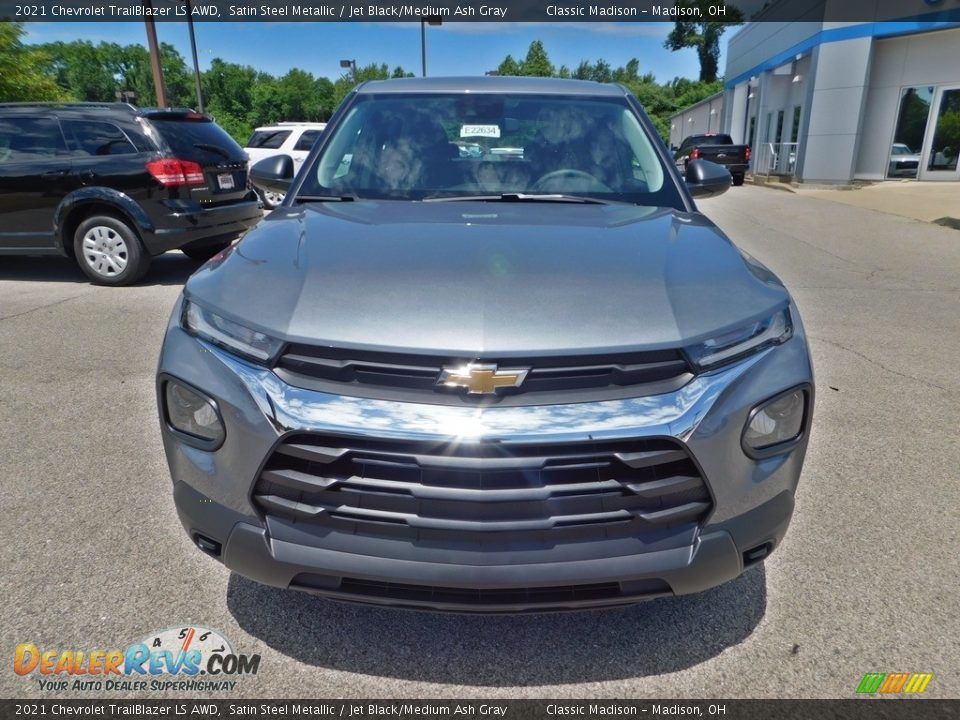 2021 Chevrolet TrailBlazer LS AWD Satin Steel Metallic / Jet Black/Medium Ash Gray Photo #4