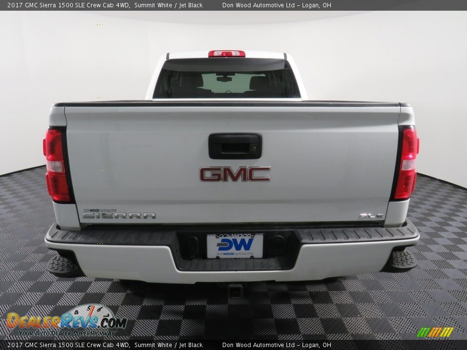 2017 GMC Sierra 1500 SLE Crew Cab 4WD Summit White / Jet Black Photo #11