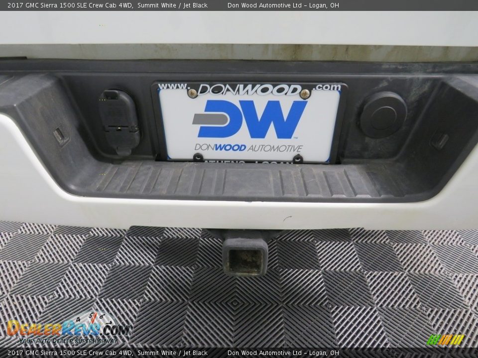 2017 GMC Sierra 1500 SLE Crew Cab 4WD Summit White / Jet Black Photo #12