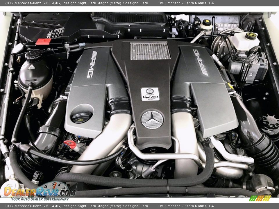 2017 Mercedes-Benz G 63 AMG 5.5 Liter AMG biturbo DOHC 32-Valve VVT V8 Engine Photo #9