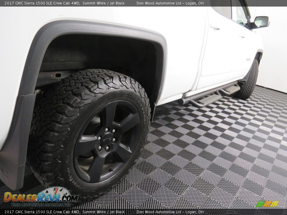 2017 GMC Sierra 1500 SLE Crew Cab 4WD Summit White / Jet Black Photo #14