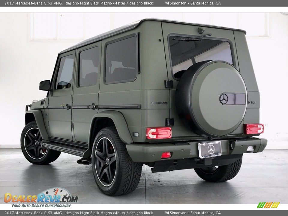 designo Night Black Magno (Matte) 2017 Mercedes-Benz G 63 AMG Photo #10