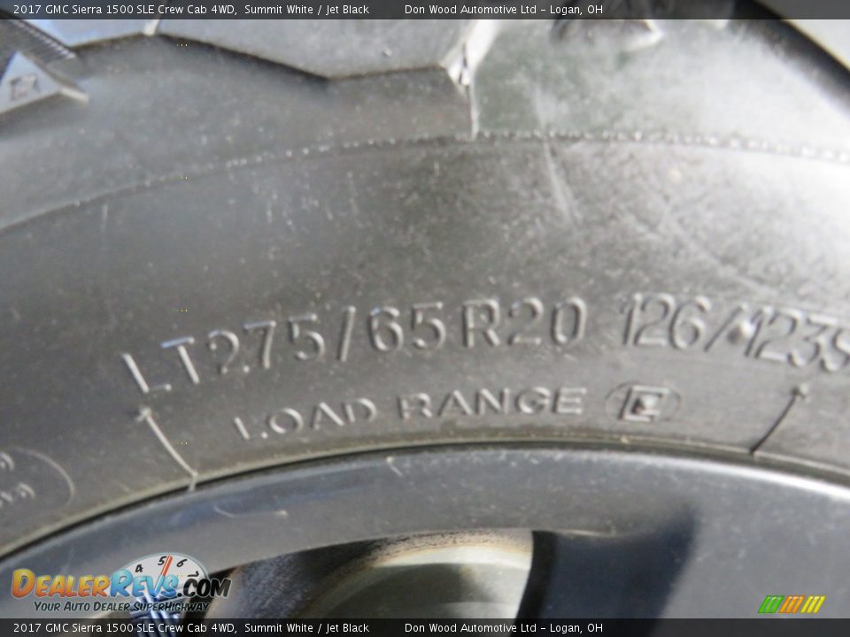 2017 GMC Sierra 1500 SLE Crew Cab 4WD Summit White / Jet Black Photo #15