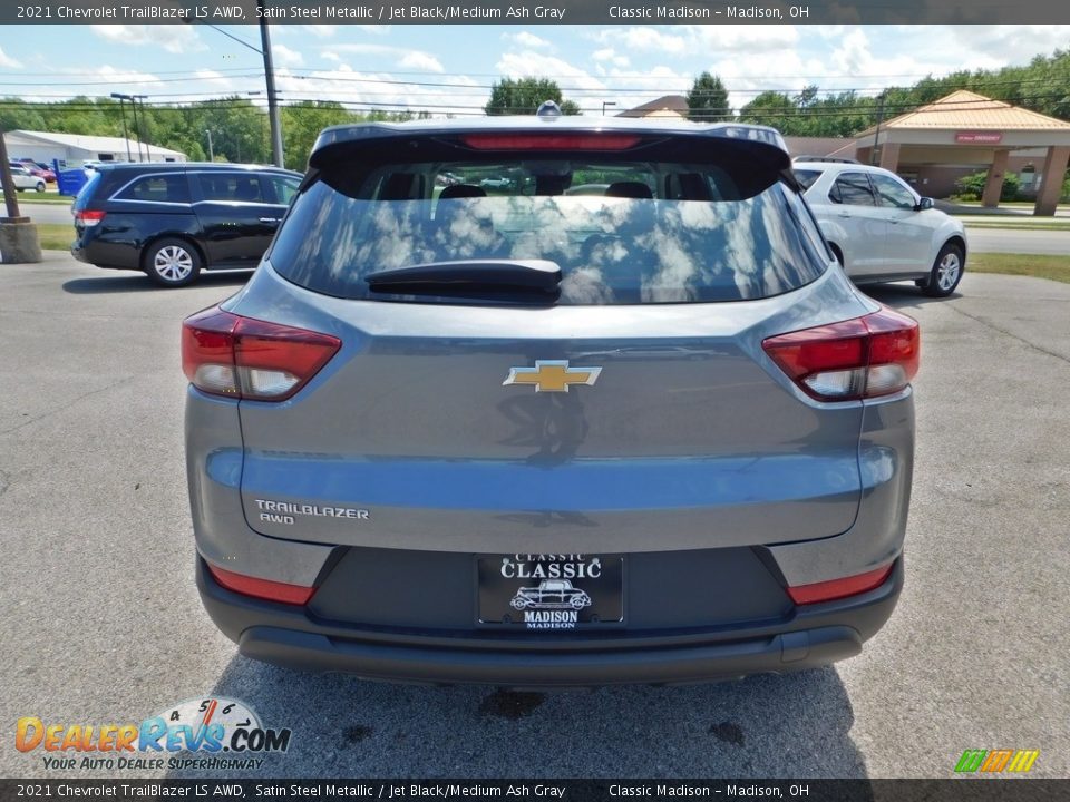 2021 Chevrolet TrailBlazer LS AWD Satin Steel Metallic / Jet Black/Medium Ash Gray Photo #8