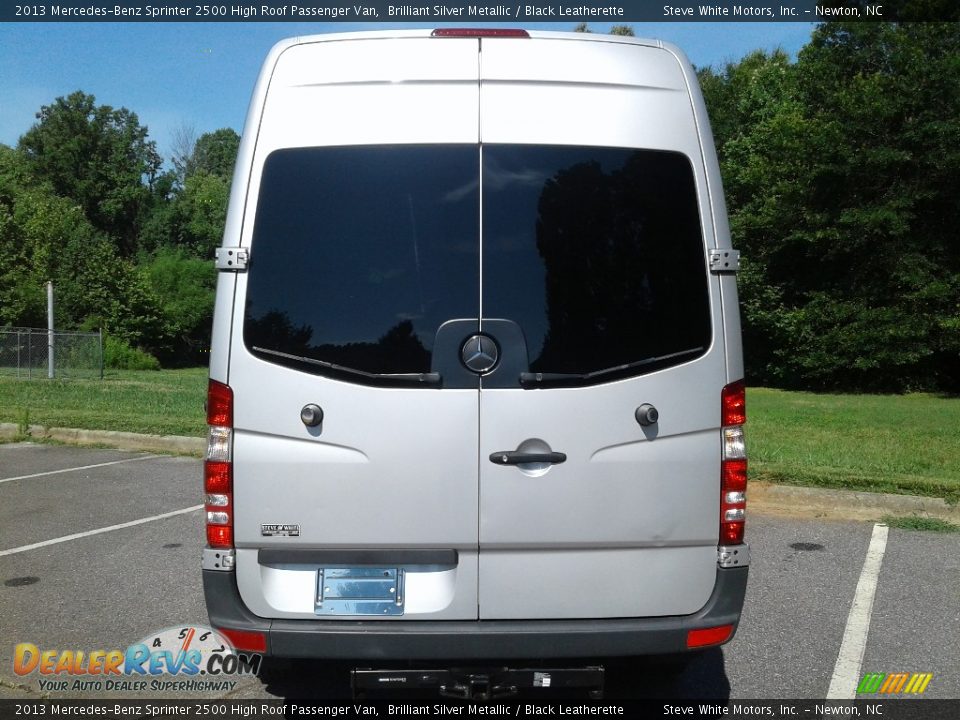 2013 Mercedes-Benz Sprinter 2500 High Roof Passenger Van Brilliant Silver Metallic / Black Leatherette Photo #7