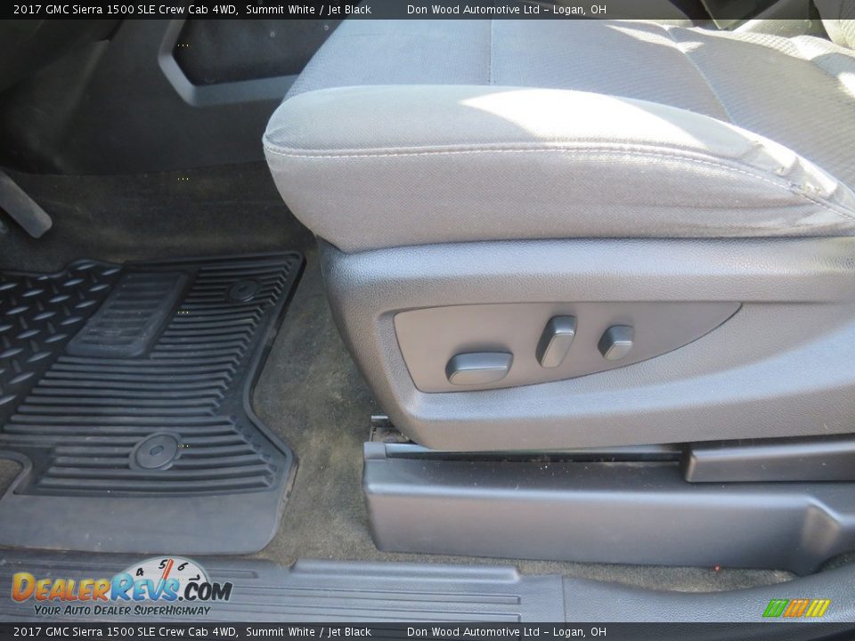 2017 GMC Sierra 1500 SLE Crew Cab 4WD Summit White / Jet Black Photo #18