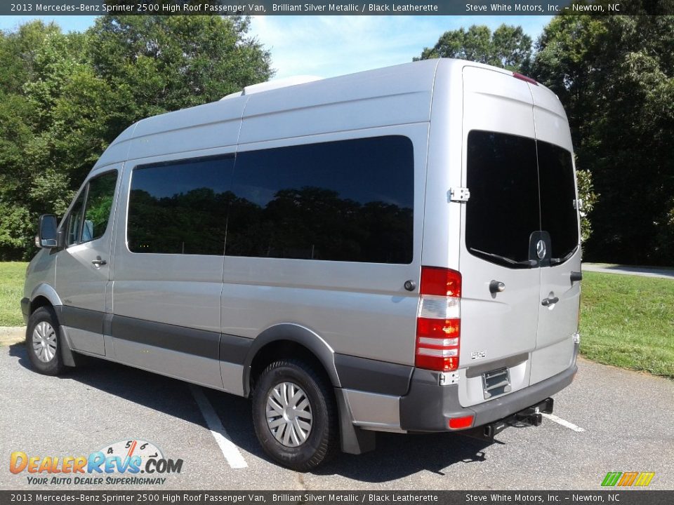 2013 Mercedes-Benz Sprinter 2500 High Roof Passenger Van Brilliant Silver Metallic / Black Leatherette Photo #8