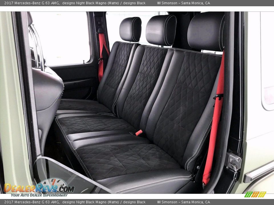 Rear Seat of 2017 Mercedes-Benz G 63 AMG Photo #15