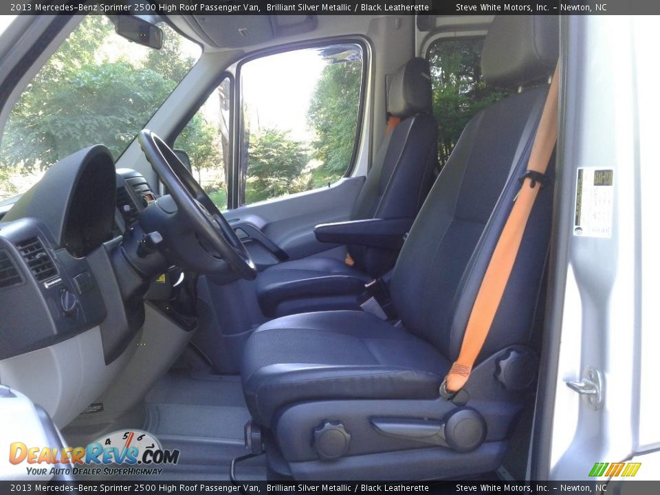 2013 Mercedes-Benz Sprinter 2500 High Roof Passenger Van Brilliant Silver Metallic / Black Leatherette Photo #10