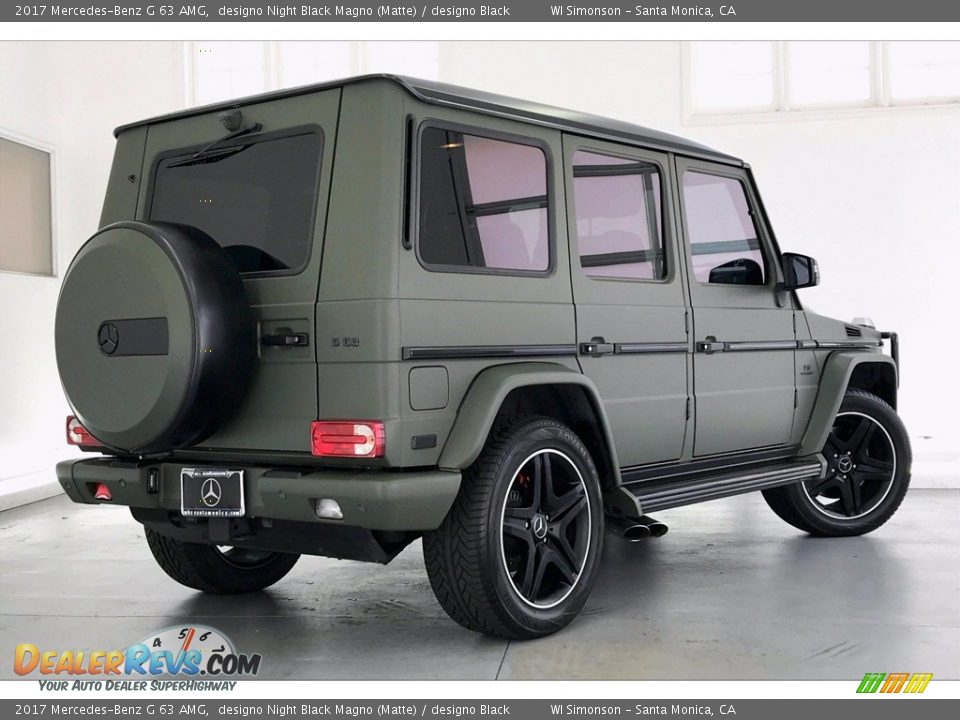 2017 Mercedes-Benz G 63 AMG designo Night Black Magno (Matte) / designo Black Photo #16