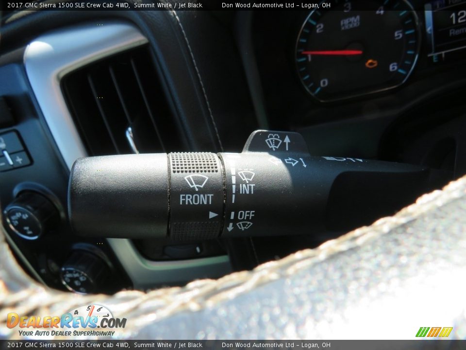 2017 GMC Sierra 1500 SLE Crew Cab 4WD Summit White / Jet Black Photo #21