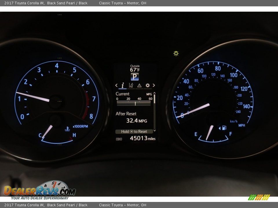 2017 Toyota Corolla iM Black Sand Pearl / Black Photo #8