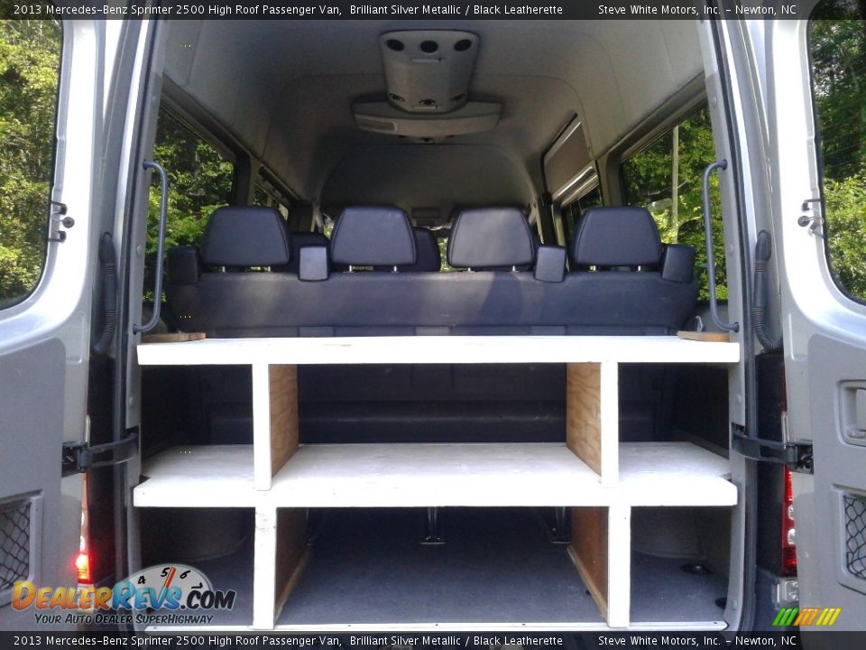 2013 Mercedes-Benz Sprinter 2500 High Roof Passenger Van Brilliant Silver Metallic / Black Leatherette Photo #12