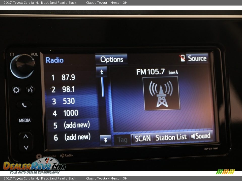 2017 Toyota Corolla iM Black Sand Pearl / Black Photo #10